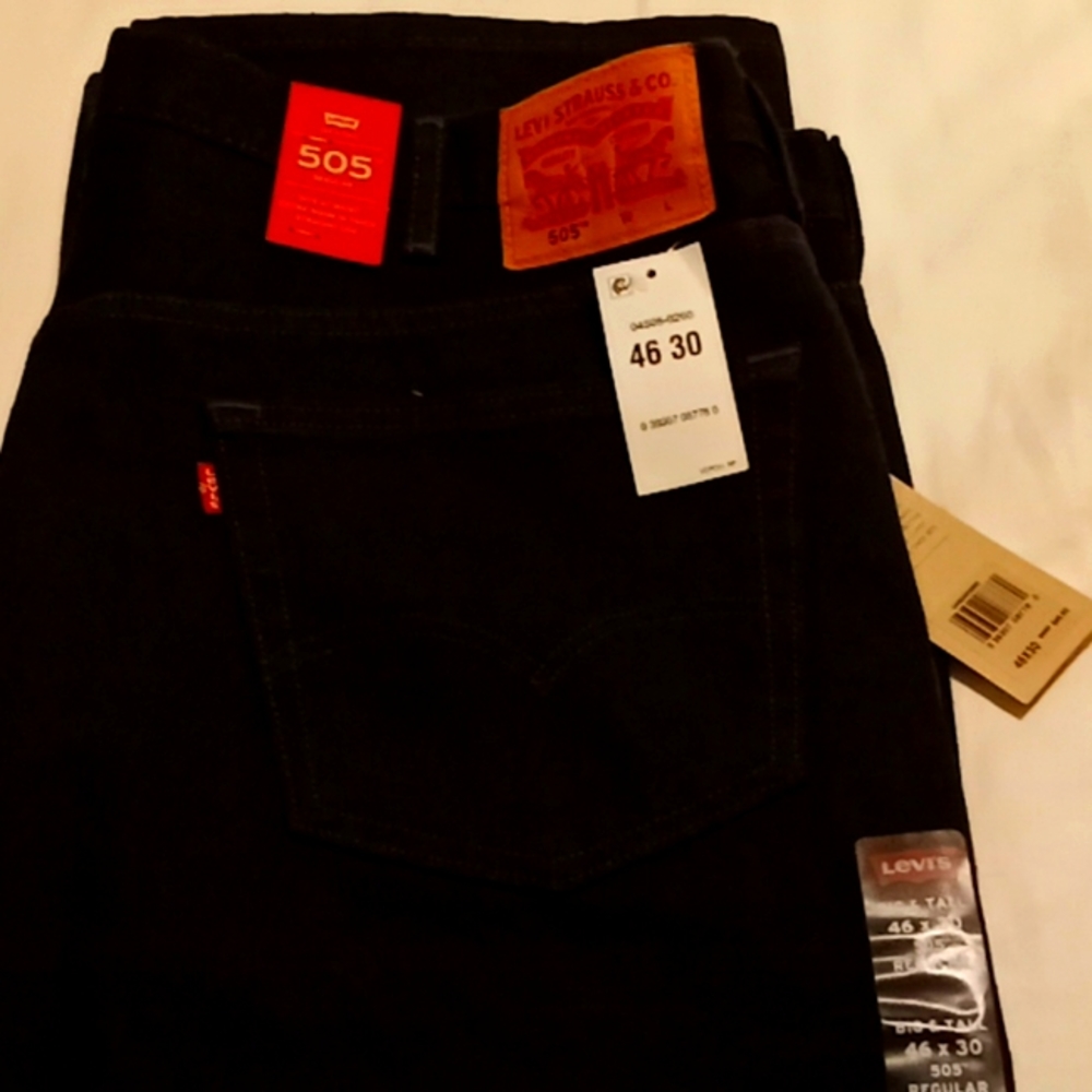 Levi's 505 jeans black  NEW